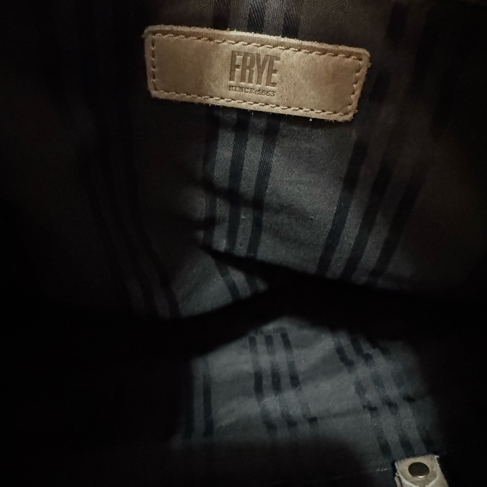 Frye Tan Leather Hobo Shoulder Bag - Picture 6 of 16